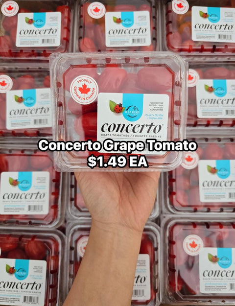 Grape Tomato 12x2LB Clams(Caselot)