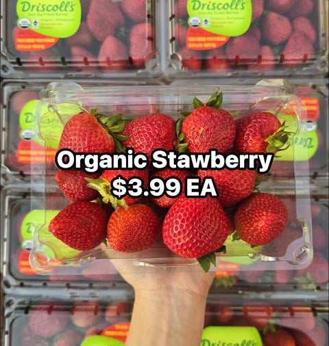 Strawberry Organic 1LB (Promo) (Ea)