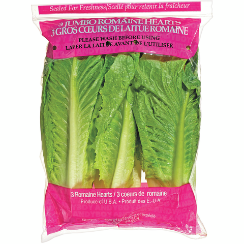 Lettuce Romaine Heart 12x3Pk Full Case (Premium Quality) - Producecart