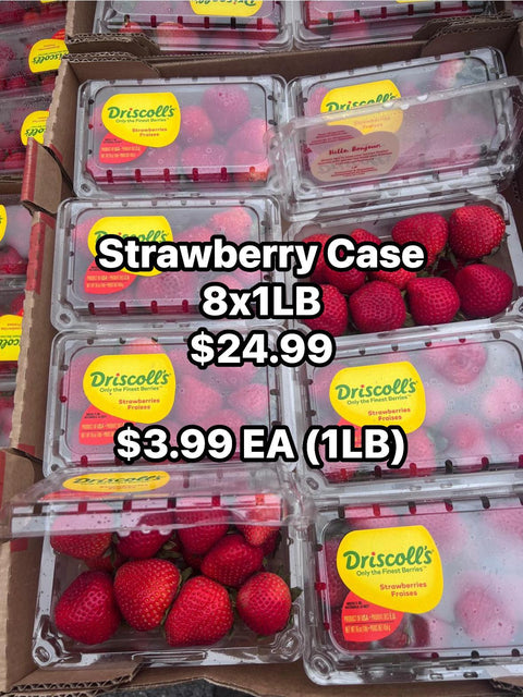 Strawberry Case 8x1LB (Promo)