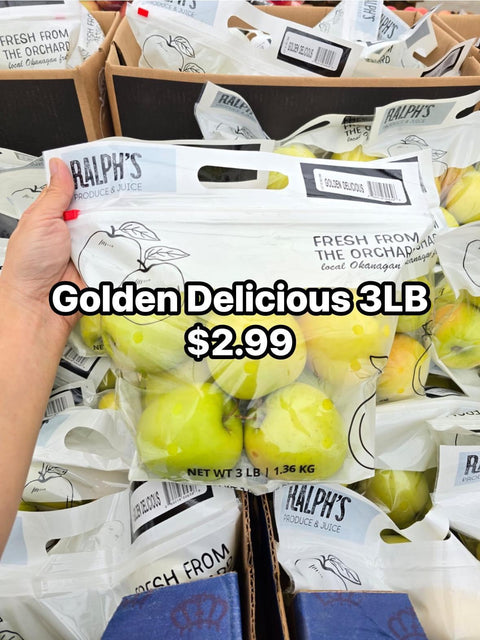 Apple Golden Delicious 3LB