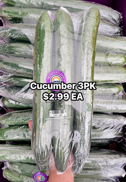 Local Cucumber 3Pk (Promo) (Ea)