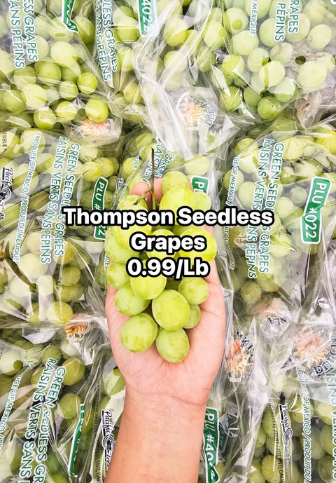 Thompson Seedless Grapes (Caselot) 18LB