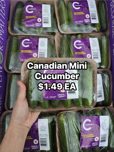 Mini Cucumber 1LB Tray (PROMO)