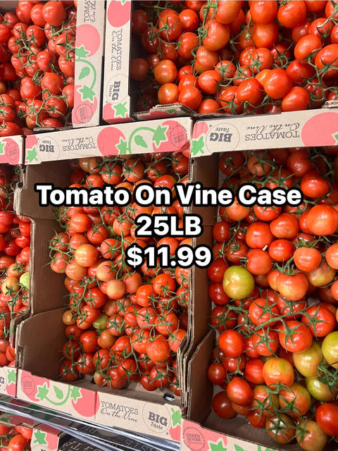 Tomato on Vine 25LB (PROMO)