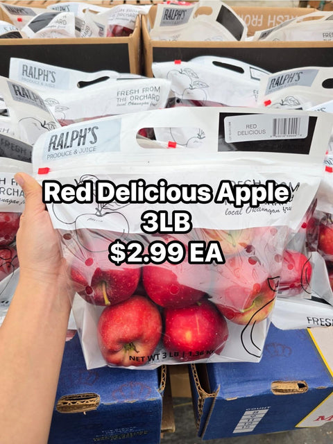 Apple Red Delicious 3LB